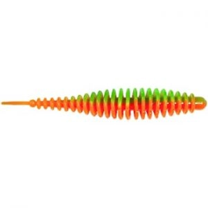 Nástraha T-Worm I-Tail 6,5cm 1,5g 6ks Zelená/Oranžová